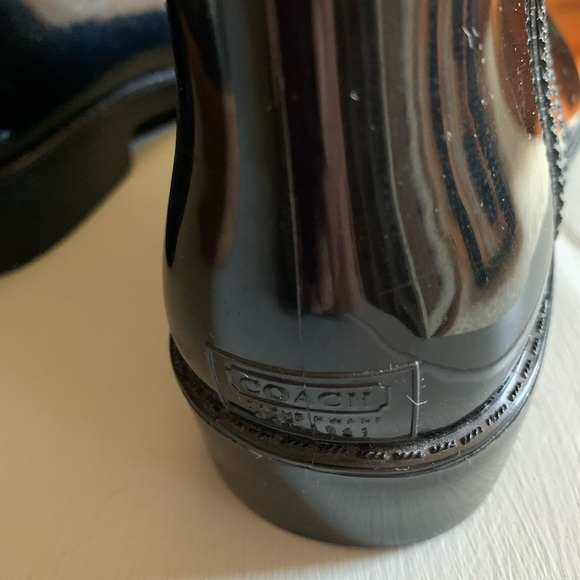 Coach Rain Boots size 10 - Picture 2 of 7